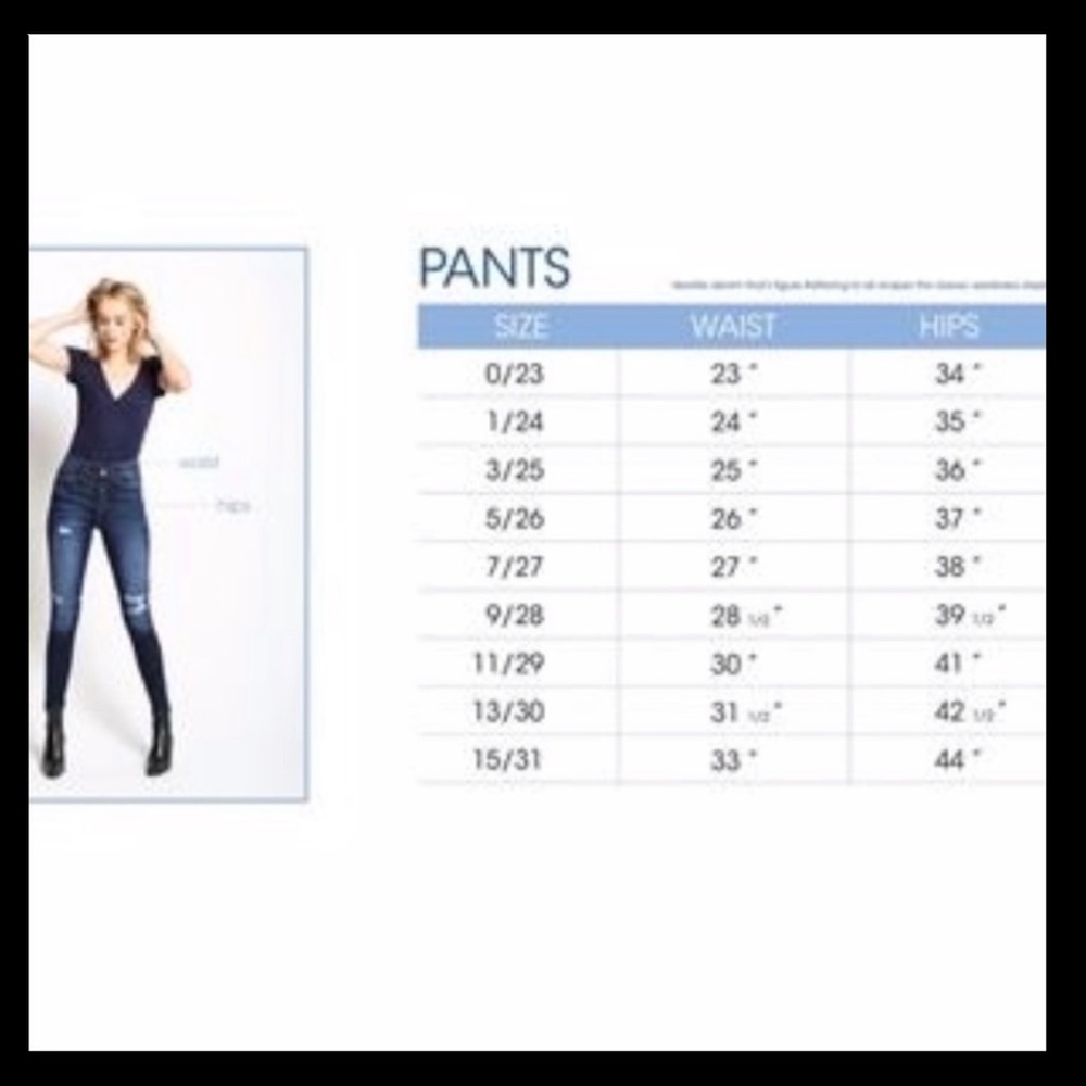 Store Closing‼️ Basic Dark High Rise Skinny Jeans - Picture 9 of 9